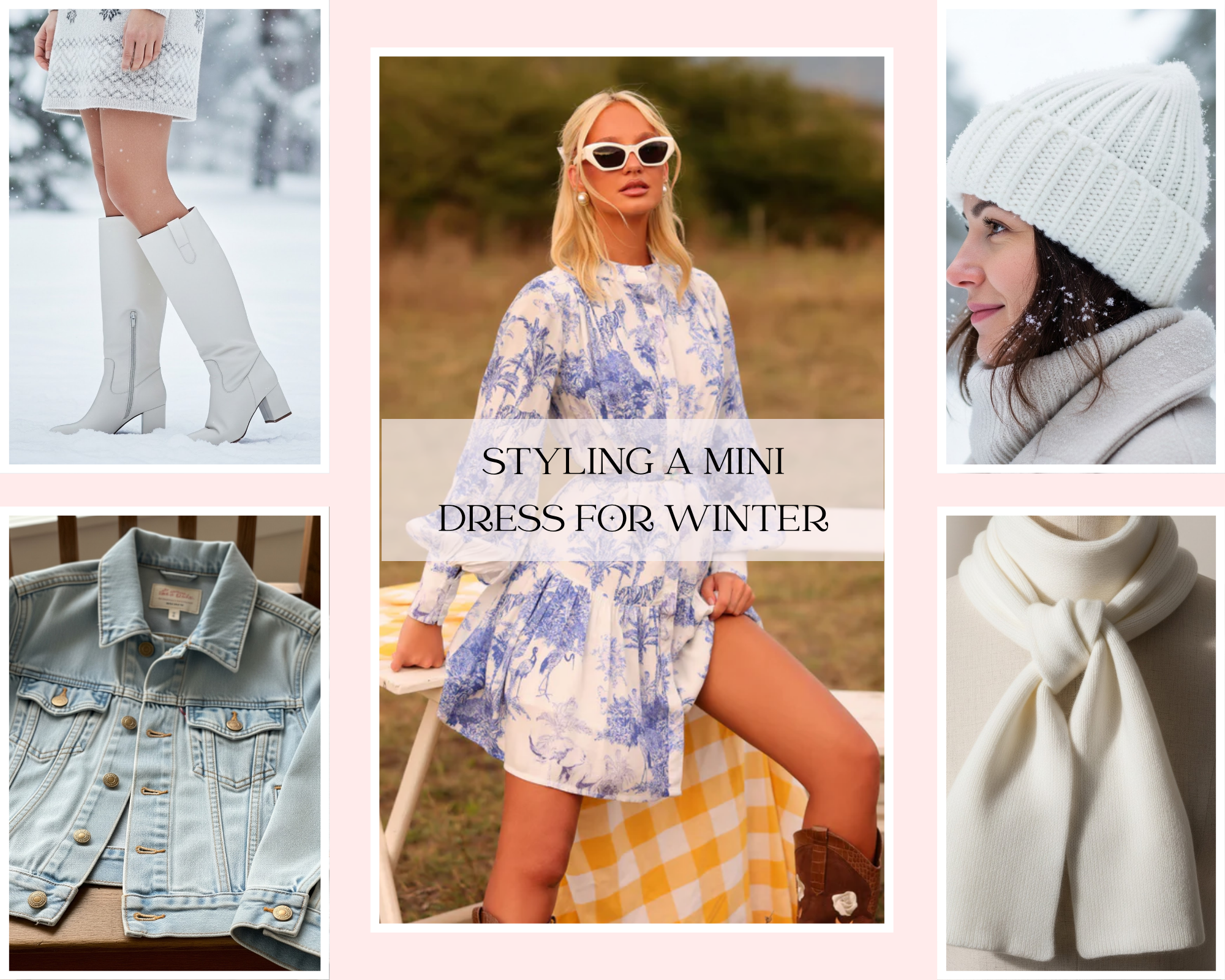 How to Style Mini Dresses in Winter (and Stay Cozy + Chic)