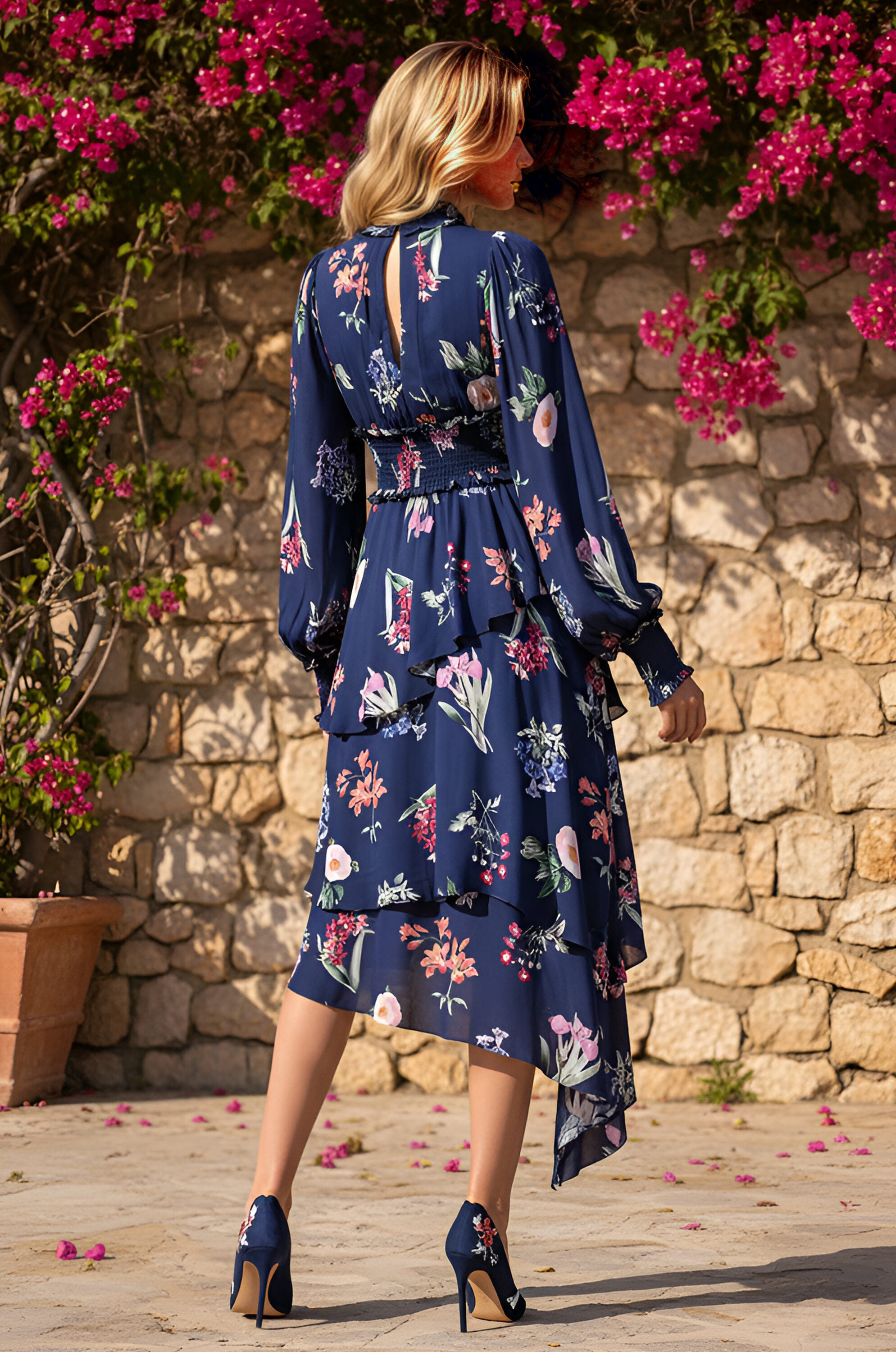 EMERY Iridescent Midi Dress