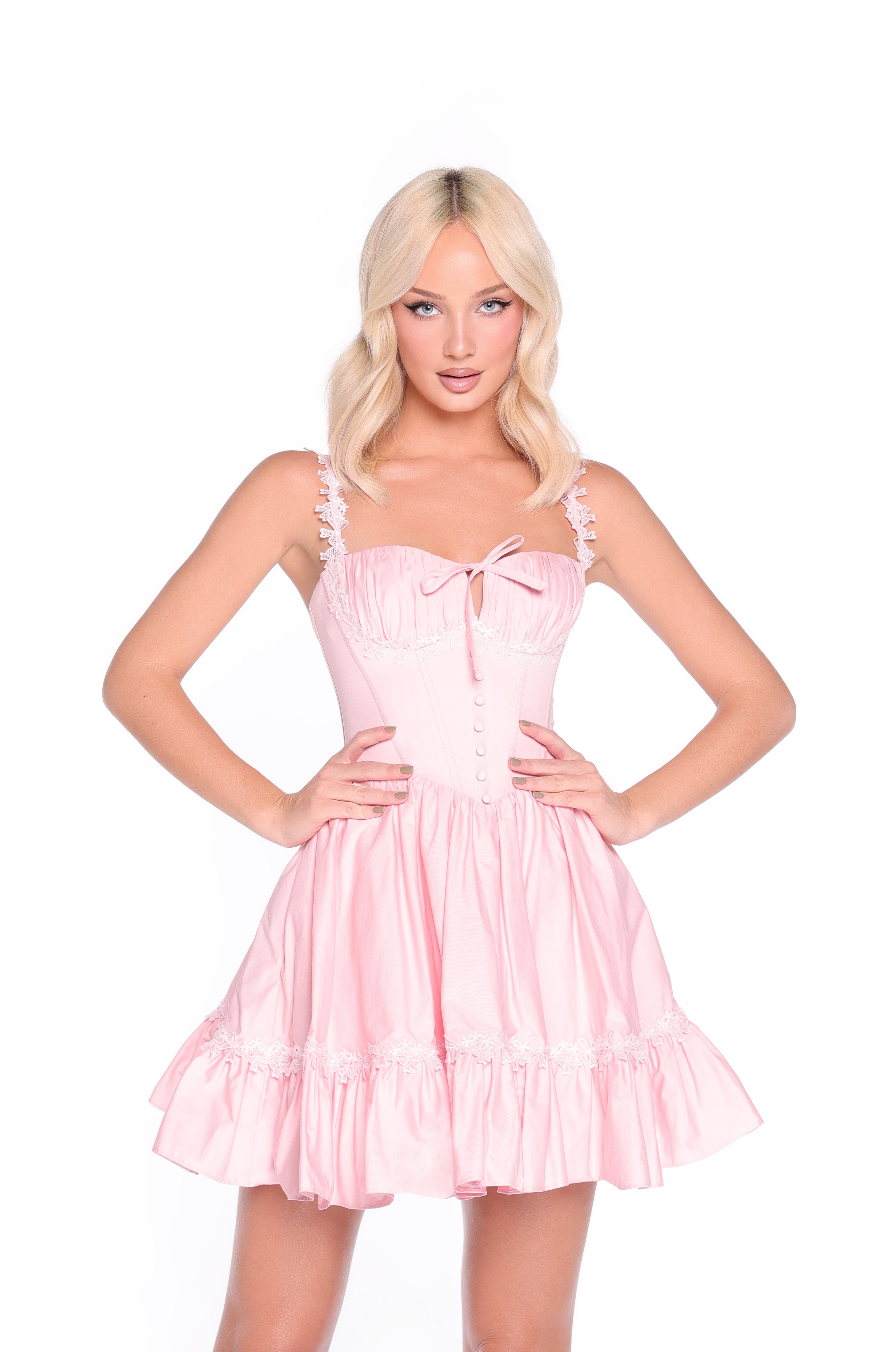 CALISTA Blush Mini Dress