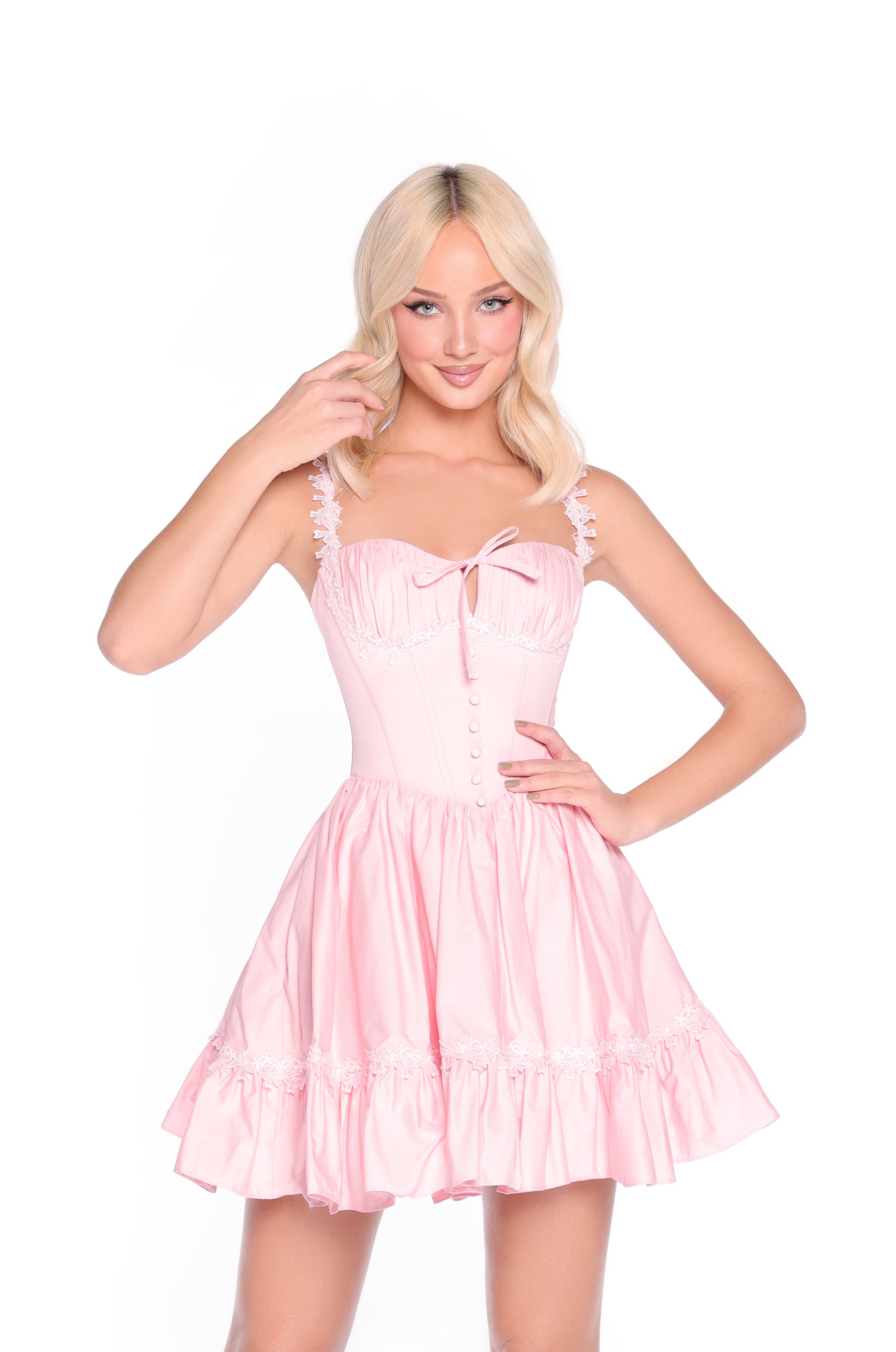 CALISTA Blush Mini Dress