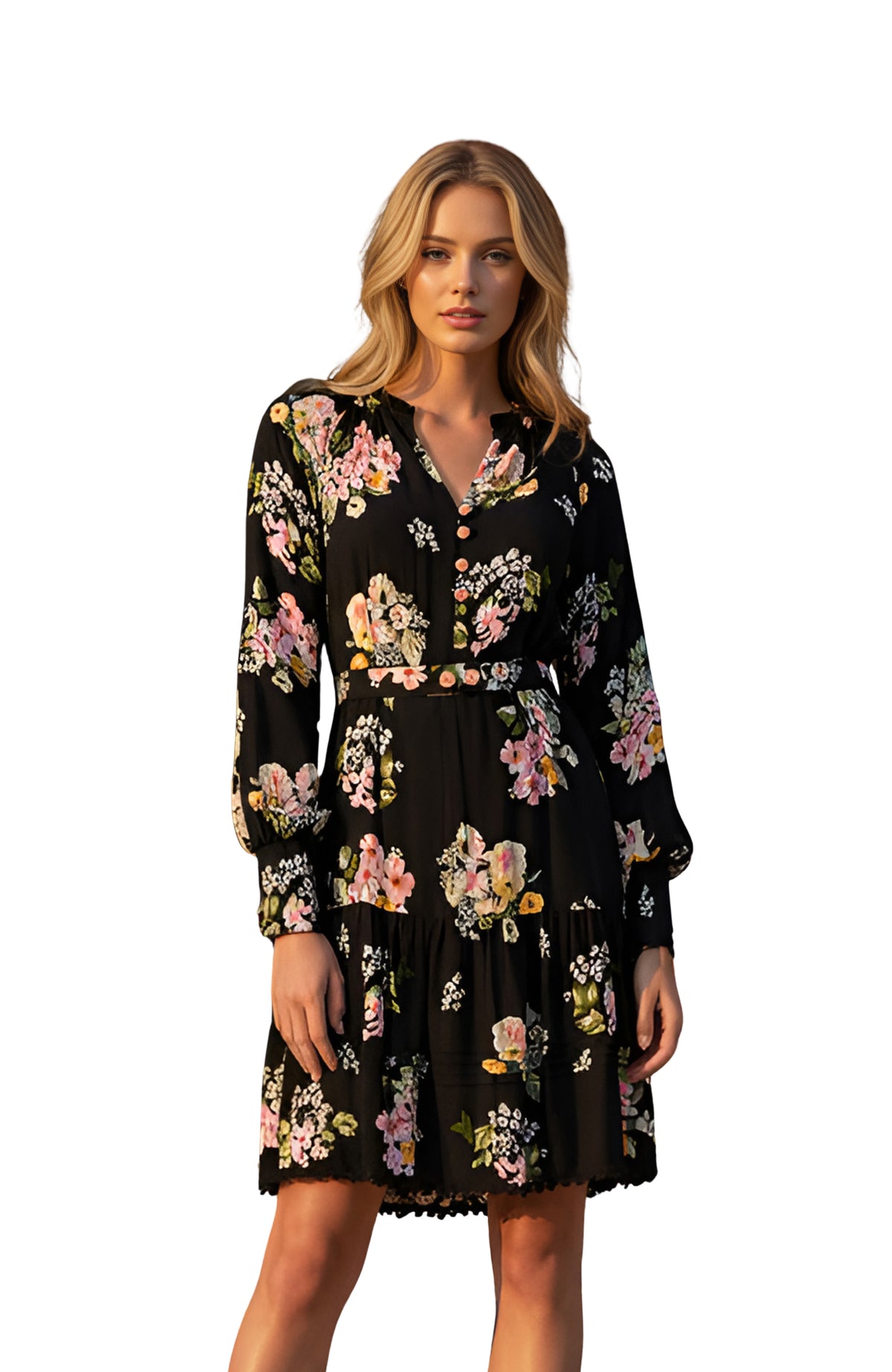 CORA Black Mini Dress