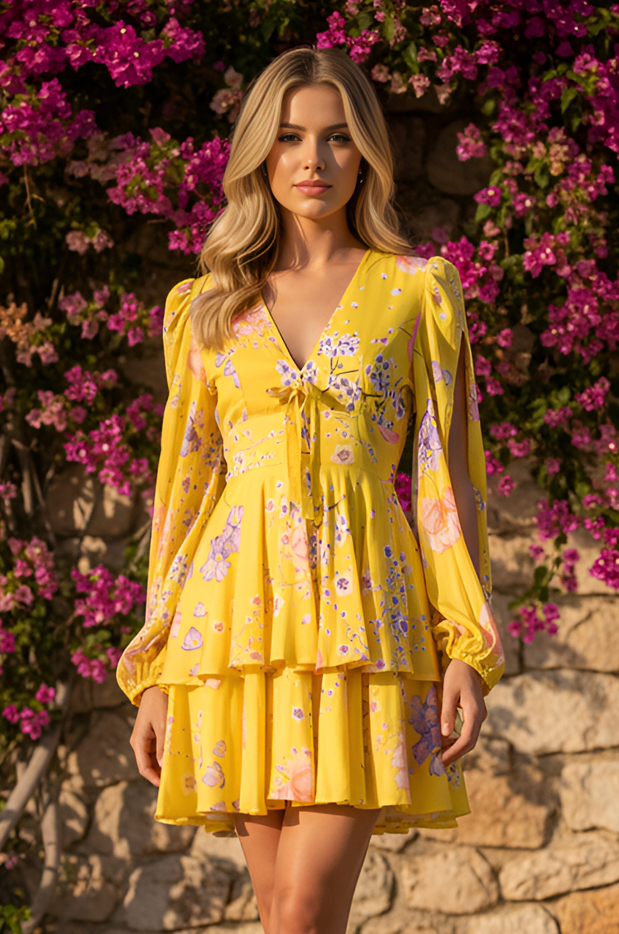 HANNAH Buttercup Mini Dress