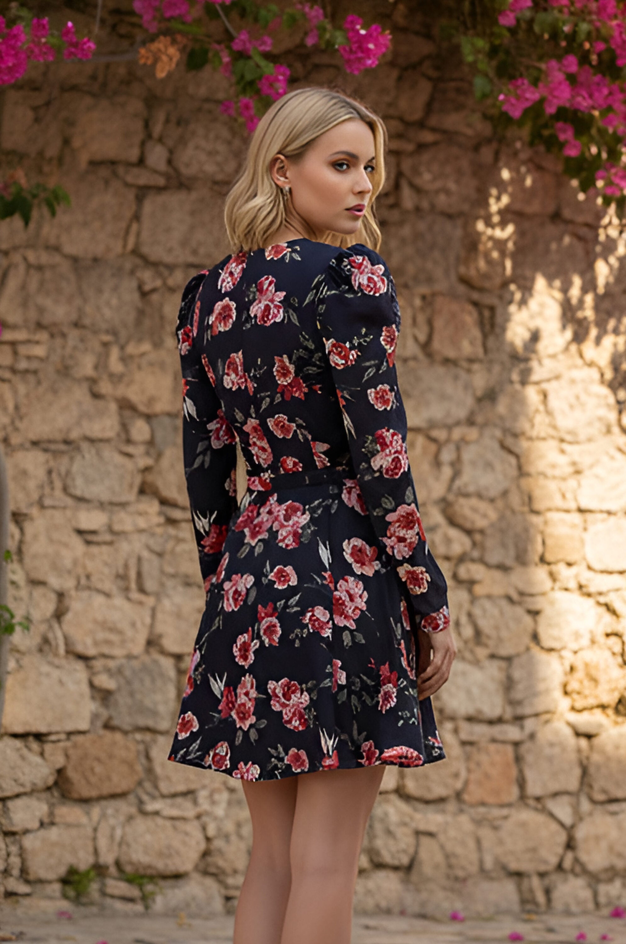 HARPER Midnight Rose Mini Dress