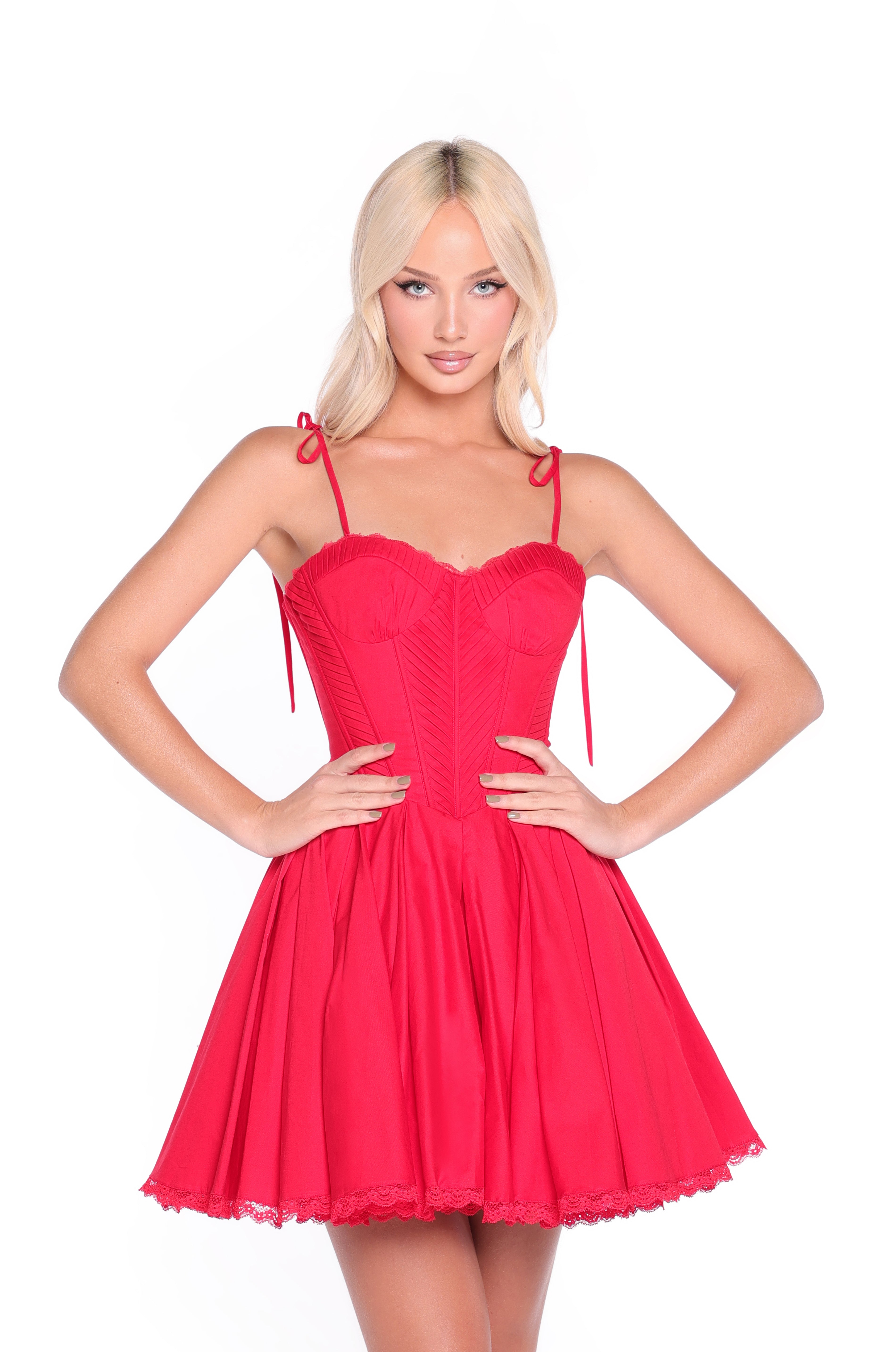 VALETTE Red Mini Dress