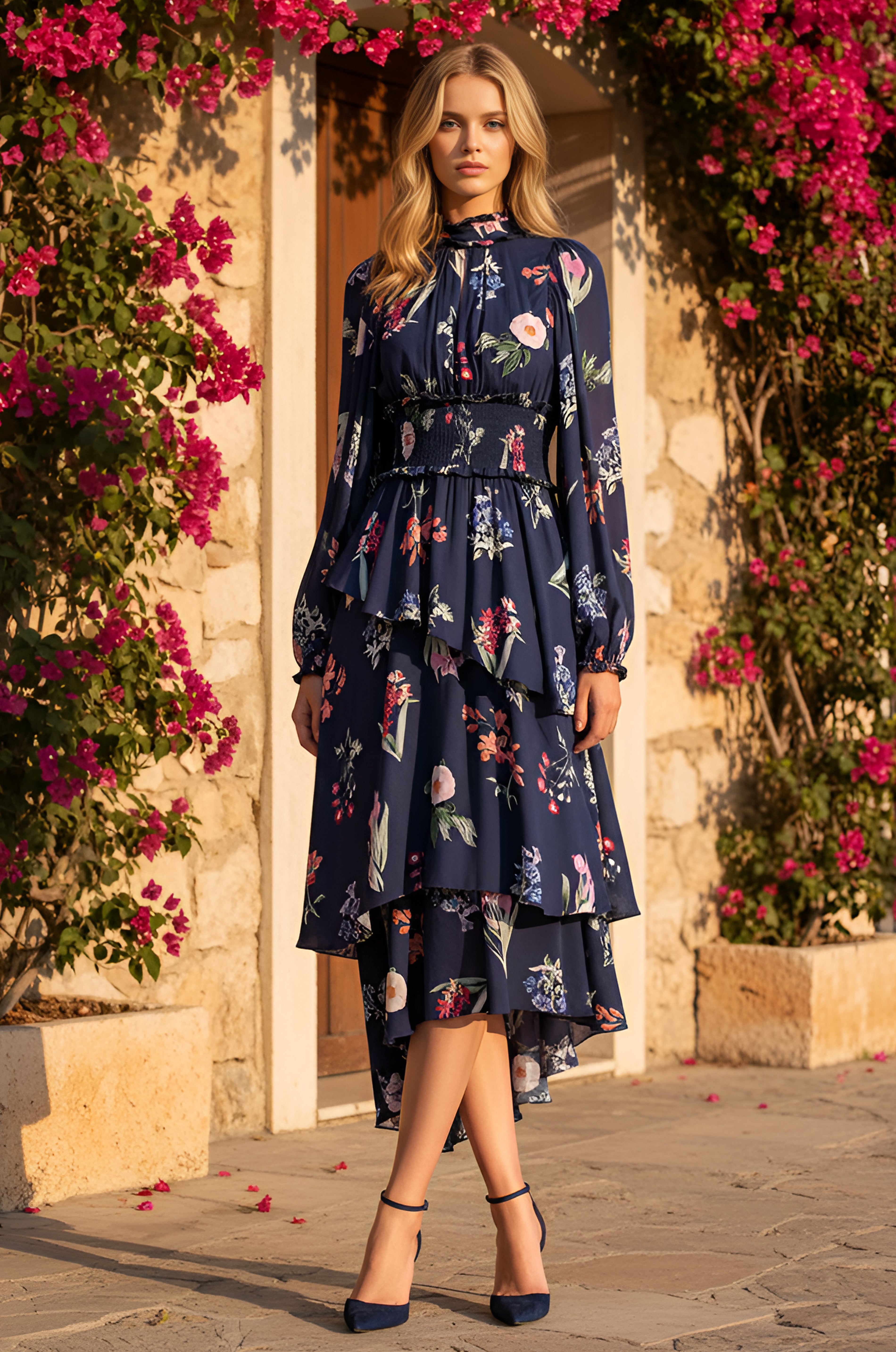 EMERY Iridescent Midi Dress