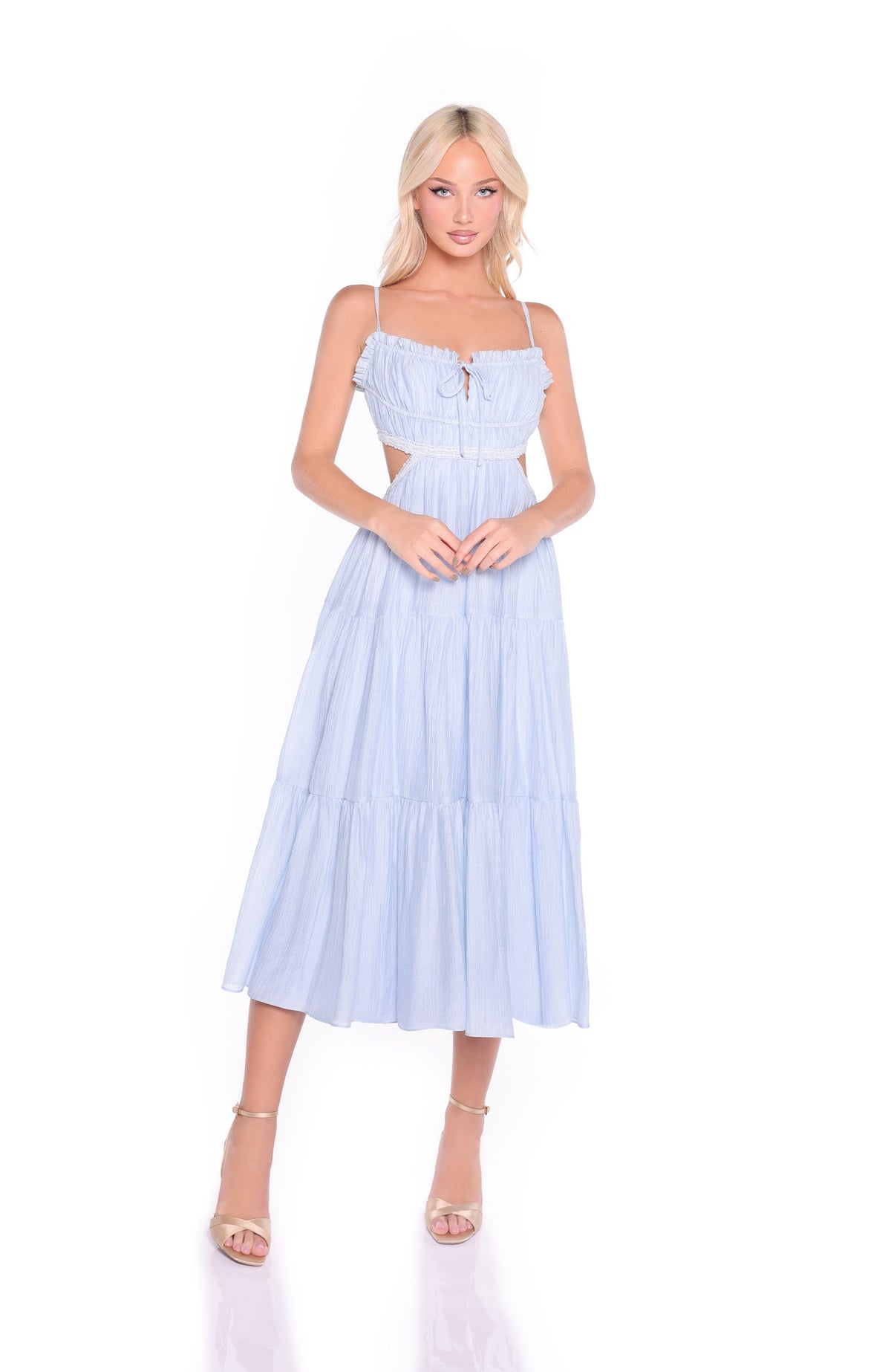 SEREN Light Blue Midi Dress