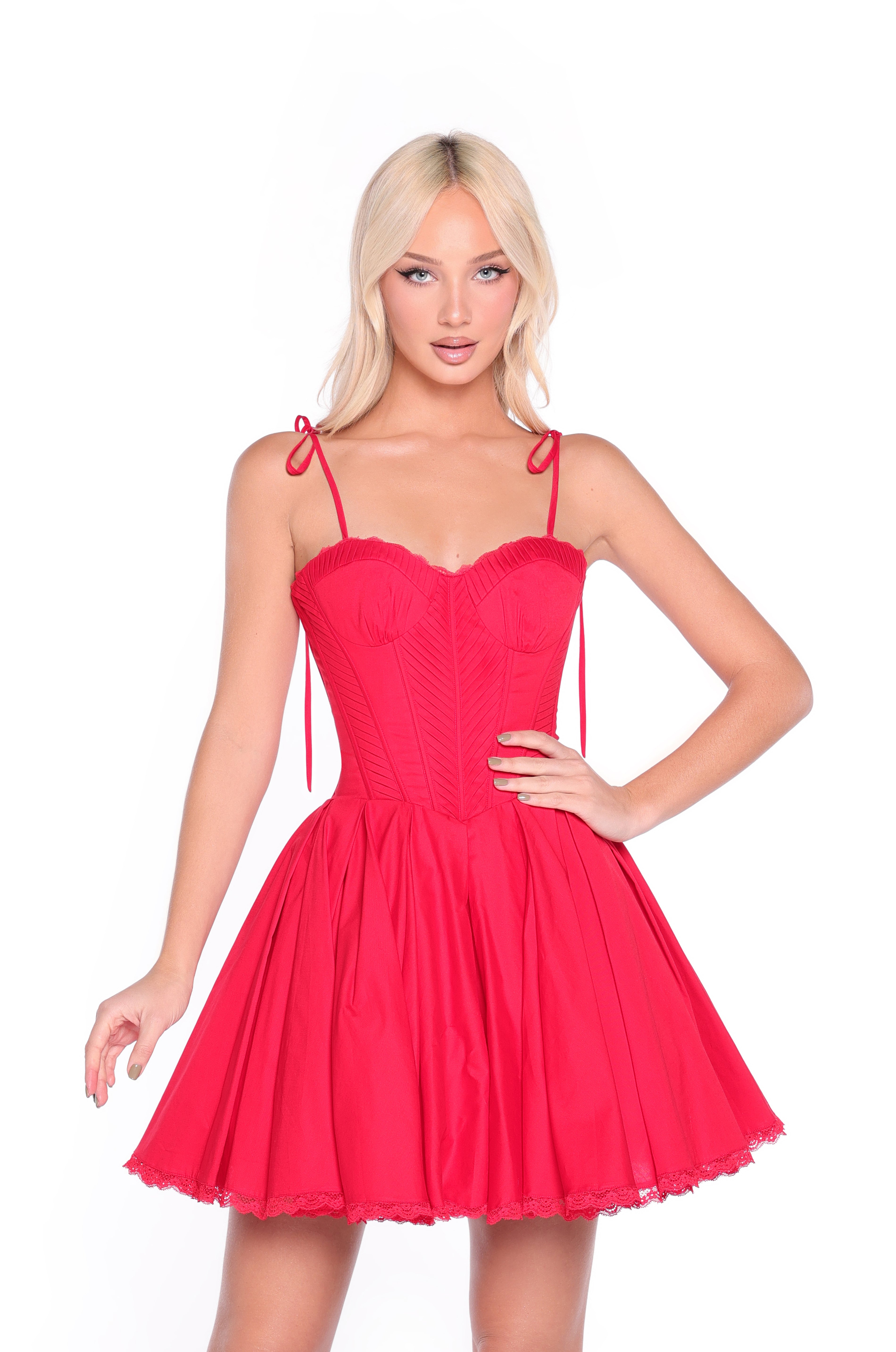 VALETTE Red Mini Dress